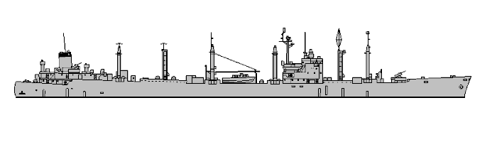 USS Caloosahatchee (AO-98) Fleet Oiler